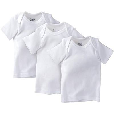 Gerber Baby 3-Pack Short-Sleeve Slip-on Shirts
