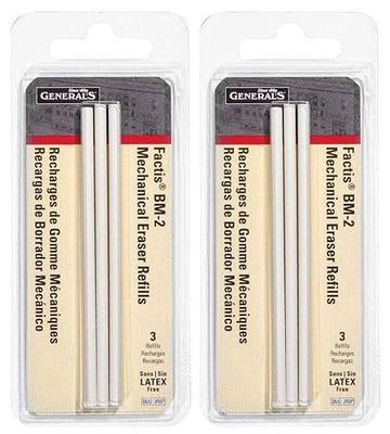 Factis Pen Style Mechanical Eraser Refills 3/Pkg-