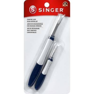 SINGER Comfort Grip Seam Ripper, Blue/White 2 Piece