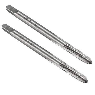 uxcell Metric Machine Tap M3 x 0.5mm H2 High Speed Steel 3 Straight Flutes Screw Tapping Threading Machinist Repair DIY Tool 2pcs