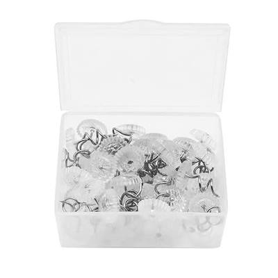 Powerful 100Pcs Upholstery Tacks Bed Skirt Twist Pins Holds Sofa Cushion, Slipcovers and Bedskirts Firmly in Place Without Damage