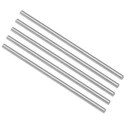 uxcell Round Steel Rod, 3.5mm HSS Lathe Bar Stock Tool 100mm Long, for Shaft Gear Drill Lathes Boring Machine Turning Miniature Axle, Cylindrical Pin DIY Craft Tool, 5pcs