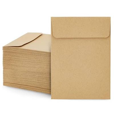 Juvale Seed Packets - 4.5 x 3.25 In, Brown, 100 Pack - Blank Seed Packets for Coins & Mini Parts Storage, DIY Craft Use