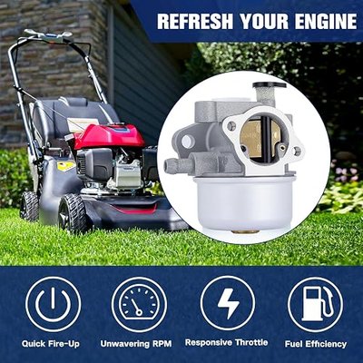 Powtol 799866 Carburetor for Brigg and Straton 190CC 675 Series Engine 790845 794304 799871 796707 Craftsman Troy Bilt 6.75 725EX TB230 Toro 20332 Lawn Mower