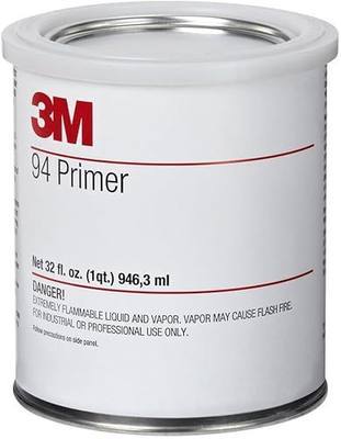 3M 3M23929 Tape Primer 94, Light Yellow, 1 Quart Can, 32 Fl Oz (Pack of 1)