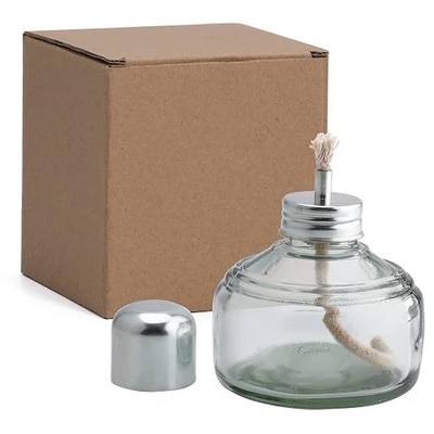 Dental Alcohol Lamp Glass - Alcohol lab Burner Portable Chemistry Heating Equipment for Dental Science Experiments Household and Camping Come with Metal Cap & 1 Cotton Wicks 150ml