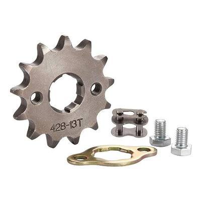 WOOSTAR Motorcycle 428-13T Front Sprocket 20mm for 50cc 70cc 90cc 110cc 125cc Dirt Pit Bike Mini Bike ATV 4 Wheeler Moped