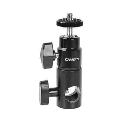 CAMVATE Light Stand Mount with 1/4-20 Mini Ball Head for Monitor/LED Light