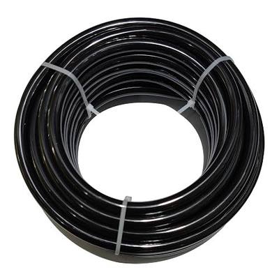 Beduan 8mm x 5mm Black Pneumatic Tubing Pipe PU Polyurethane Air Compressor Tubing Hose Pipe Line Fluid Transfer 39.4ft 12 Meter