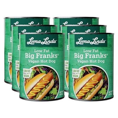 Loma Linda - Plant-Based Meats (Big Franks®, Low Fat (15 oz.), 6 Pack)