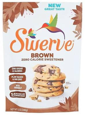 Swerve Sweetener, Brown, 12 ounces (12 ounces (3 Pack))