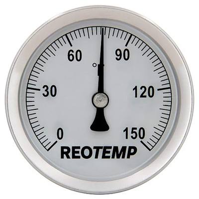 REOTEMP S1-F39 Magnetic Analog Surface Thermometer, 0 to 150 Fahrenheit