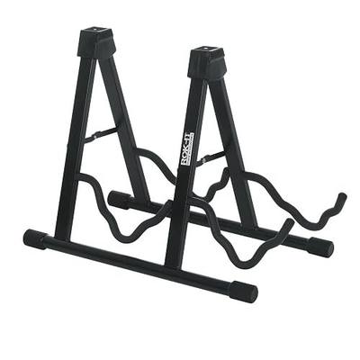 Rok-It by Frameworks A-Frame Double Guitar Stand, Holds Most Standard Electric and Acoustic Guitars (RI-GTRAU2X)
