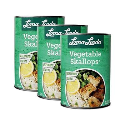 Loma Linda - Vegetable Skallops - Meatless Scallops (15 oz.) (Pack of 3)