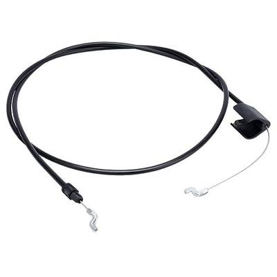 Dalom 532183567 Safety Control Cable 183567 60-109 for Poulan Sears Craftsman Husqvarna Weed Eater Engine Lawn Mower Cable Parts Cable Length: 61 1/2",Conduit Length: 54 1/2",Z Bend on Each End
