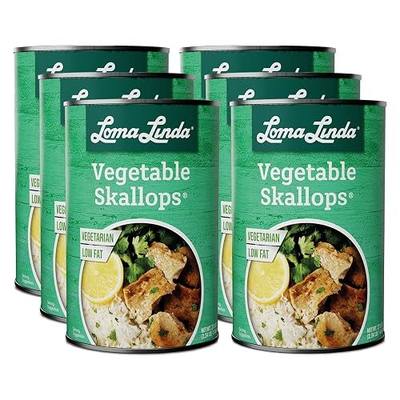 Loma Linda - Plant-Based - Vegetable Skallops (37.5 oz.) (Pack of 6)