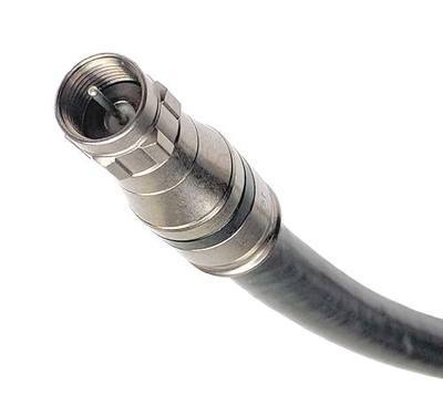 PHAT SATELLITE INTL - 1ft RG-11 Coax Cable 3X Shields 14AWG 75 Ohm 3GHz Satellite HDTV Cellular Booster Antenna Cable, F-Type Compression Fittings, Made in USA, UL ETL CM (1 foot, Black)