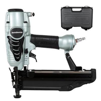 Metabo HPT Finish Nailer with Air Duster, Pro-Preferred Pneumatic Power Nailers, Ideal for Molding, Chair Rail, and Cabinetry, Lightweight 3.7 lbs, 16 Gauge, 1″ to 2-1/2″ Finish Nails, NT65M2S | Pneumatic Power Nailers, Air Duster Included, Molding and Cabinetry Use, 3.7 lbs, Chair Rail Trim Work