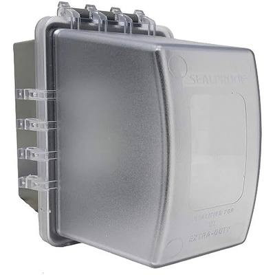 Sealproof 1-Gang Weatherproof In Use Outdoor Outlet Extra Deep Cover | Lockable, UL Extra Duty Compliant, 18 Configurations, Polycarbonate
