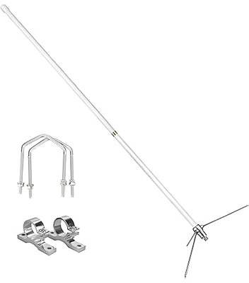 Diamond Antenna X30A Dual-Band Base Repeater Antenna – 2m/70cm High-Gain VHF UHF Antenna with 6.5 dB Gain and Durable Fiberglass Construction for Amateur Radio Base Stations