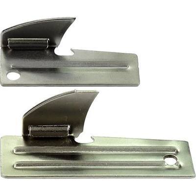 P-38 Can Opener & P-51 Can Opener with Chains, US Shelby, Stainless Steel openers Stamped with US Shelby Co.