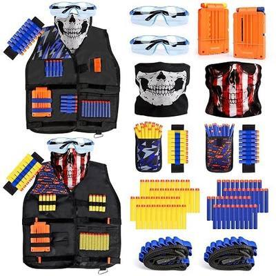 Taiker Compatible with Nerf Vest Kit, 2 Pack Tactical Vest for Nerf Gun, N-Strike Elite Jacket for Boys, Girls