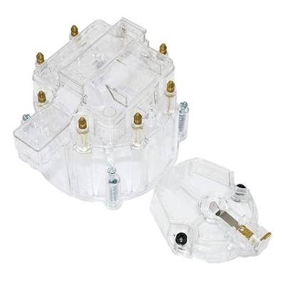 A-Team Performance - HEI OEM Distributor Cap, Rotor and Coil Cover Kit 8-Cylinder Clear