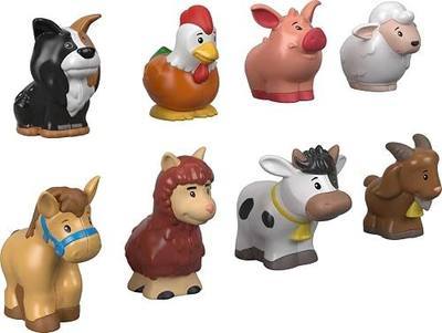 Fisher-Price Little People Farm Animal Friends Figure Set | 8 Toy Animal Figures, Pretend Play, Toddlers & Preschool Kids Ages 1+ Years