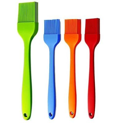 Grill Basting Brush Silicone Pastry Baking Brush BBQ Meat Oil Brush 4Pack