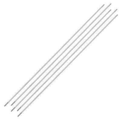 uxcell M2x300mm Pushrod Connector Stainless Steel Rod Linkage,for RC Boat,Car,Airplane,Helicopter,5pcs