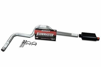 XsvFLO Exhaust Kits - ShopLine Single Catback Exhaust System 3" Aluminized | Flowmaster Original 40 Series Muffler, Mandrel Bent, Fits Silverado, Sierra, F-Series,& Ram, Made In The USA