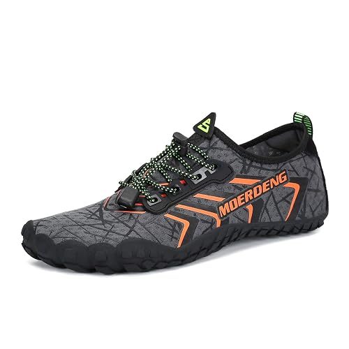 MOERDENG Men Women Water Shoes Quick Dry Barefoot Aqua Socks Swim Shoes for Pool Beach Walking Running 13 M US Women / 11 M US Men
