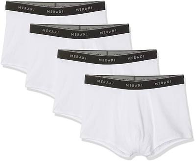 Meraki Men's Cotton Hipster Brief, Pack of 4