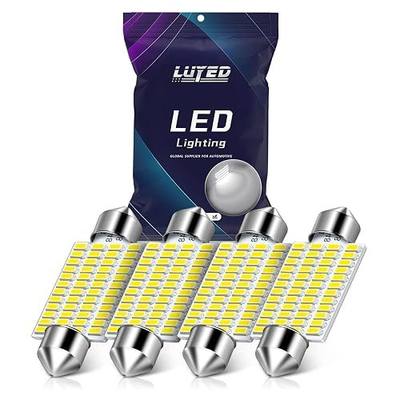 578 LED Bulb 569 211-2 212-2 41mm LED Lights Bulb for Car Interior Dome Map License Plate Courtesy Lights, Xenon White,Pack of 4