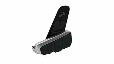 Cardo PTS00001 - PACKTALK Slim Motorcycle Bluetooth Communication System Headset - Black, Single Pack