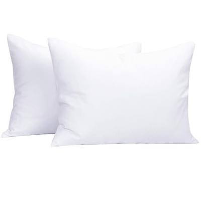 NTBAY Zippered Toddler Pillowcases Set of 2, 100% Brushed Microfiber 13x18 Pillowcases, Super Soft and Cozy Travel Kids Nursery Pillow Cases, 13x18 Inches, White
