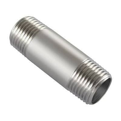 Beduan Stainless Steel Pipe Fittings, 1/2" NPT x 1/2" NPT Male Threaded, 2" Length Nipple Cast Pipe