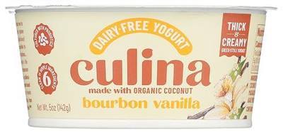 Culina Bourbon Vanilla Coconut Yogurt, 5 OZ