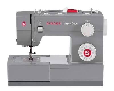 Singer | Heavy Duty 4432 Sewing Machine with 32 Built-In Stitches, Automatic Needle Threader, Metal Frame and Stainless Steel Bedplate, Perfect for Sewing All Types of Fabrics with Ease (Renewed)
