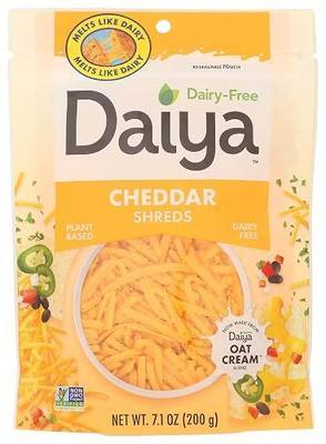 Daiya, Dairy Free Cutting Board Cheddar Style Vegan Cheese Shreds, 7.1 Ounce