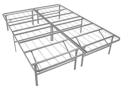 Glenwillow Home EZ-Fold Platform Bed Frame - Foldable, Under-Bed Storage, No Tools Required, Supports 2000+ lbs - Full XL Size