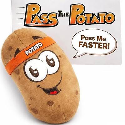 Move2Play, Pass The Potato | Hilariously Wild & Fun | Active Family Game for Kids Ages 3-8+ | Indoor Outdoor Toss Game | Party Games for Boys & Girls | Camping Travel Fun