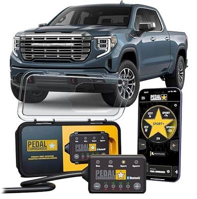 PEDAL COMMANDER Throttle Response Controller for GMC Sierra 1500 2019-2026 - Wireless App Control 4 Modes 36 Settings Plug-and-Play - Towing Hauling Off-Road Performance Upgrade Sierra Accessories