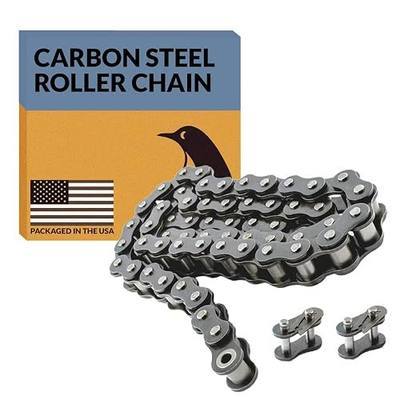 PGN #41 Carbon Steel Roller Chain - 10 Ft + 2 Free Links - 239 Links