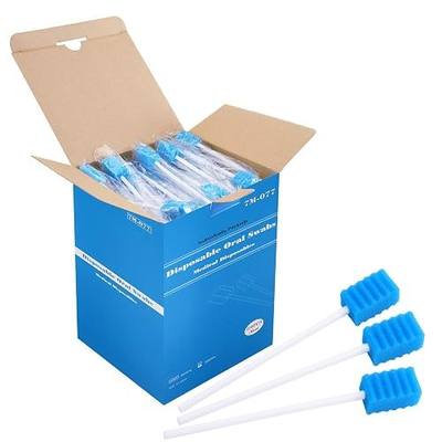 250 PCS Mouth Swabs,Disposable Oral Swabs Sterile Unflavored Swab sticks