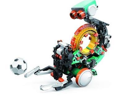 Teach Tech Mech 5, Mechanical Coding Robot, Coding Wheel Makes Robot Throw, Lift, kick, Draw and More, Ages 10 and Older