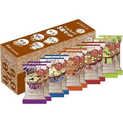 Amano Foods Freeze-Dried Miso Soup 10 Servings (5x2)