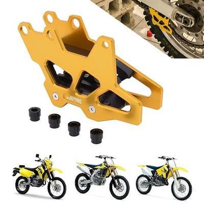 AnXin Motorcycle Chain Guide Guard Protection CNC for DRZ400 DRZ400E DRZ400S DRZ400SM DRZ250 RM125 RM250 RMZ250 RMZ450 RMX450Z Gold