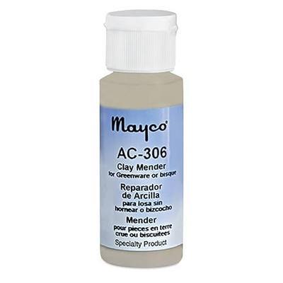 Mayco Clay Mender - 2 Fl Oz Bottle | Use on Greenware or Bisque to Mend, Fuse and Correct Defects in Pottery or Ceramics