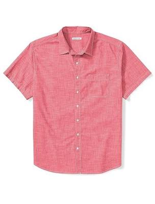 Amazon Essentials Men's Short-Sleeve Chambray Shirt